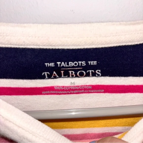 5/$25 Striped Talbots Long Sleeve - Picture 2 of 3